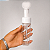 Frasco Pump Coração Espumador com Escova de Silicone Recarregável - Imagem 1