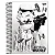 CADERNETA ANOTAÇÃO CAPA DURA ESPIRAL STAR WARS - JANDAIA - Imagem 1