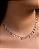 Choker Chapas Lisas Prata - Imagem 1