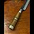 Faca Artesanal Forjada Brutforged 8” em Aço Carbono Cabo em Madeira Torneada com Alpaca - Imagem 3