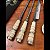 Conjunto Parrilleiro Artesanal em Aço Carbono Brutforged 10 Polegadas com Cabos em Osso e Alpaca - Imagem 2