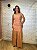 Vestido Longo Linho Bordado - Imagem 1