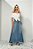Saia Jeans Longa Evasê - Imagem 1