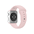 Pulseira para Apple Watch Silicone Cor:Rosa Bebê;Tamanho:38/40/41/42 mm (série 1 - Imagem 1