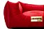 Cama Quadrada para Cachorro ou Gatos Super Luxo Luppet Vermelho Tamanho:M - Imagem 3