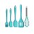 Kit Utensílios De Silicone Para Cozinha 5 Peças Espátula Fue Pincel Cor:Preto - Imagem 5