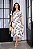 Vestido Encanto Poá Midi Três Marias em Viscolinho - Imagem 1