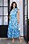 Conjunto Turquesa de Saia e Blusa - Imagem 1