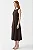 Vestido Midi Evasê sem Mangas com Cinto - Imagem 4