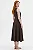 Vestido Midi Evasê sem Mangas com Cinto - Imagem 5