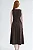 Vestido Midi Evasê sem Mangas com Cinto - Imagem 6
