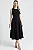 Vestido Midi Evasê sem Mangas com Cinto - Imagem 1