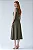 Vestido Midi Evasê sem Mangas com Cinto - Imagem 8