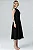 Vestido Midi Evasê sem Mangas com Cinto - Imagem 2