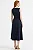 Vestido Midi Evasê sem Mangas com Cinto - Imagem 12