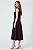 Vestido Midi Evasê sem Mangas com Cinto - Imagem 11