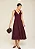 Vestido Midi Alfaiataria com Decote - Imagem 8