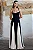 Vestido Longo Black Piano em Linho - Imagem 4