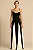 Vestido Longo Black Piano em Linho - Imagem 1