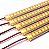 BARRA LED 4014 - 12v - 3000K - BRANCO QUENTE - 25cm - 7w - COM CALHA DE PROTEÇÃO TRANSPARENTE - Imagem 1
