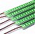BARRA LED 5054 - 12v - VERDE- 25cm - 4,5w - COM CALHA DE PROTEÇÃO TRANSPARENTE - Imagem 1