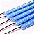 BARRA LED 5054 - 12v - AZUL- 10cm - 1,8w - COM CALHA DE PROTEÇÃO LEITOSA - Imagem 1