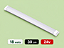 LUMINÁRIA LED SLIM 24 VOLTS - 18 WATTS - 30 CM - 6500K - BRANCO FRIO - Imagem 1