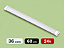 LUMINÁRIA LED SLIM 24 VOLTS - 36 WATTS - 60 CM - 6500K - BRANCO FRIO - Imagem 1