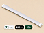 LUMINÁRIA LED SLIM 12 VOLTS - 72 WATTS - 100 CM - 6500K - BRANCO FRIO - Imagem 1