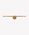 ARANDELA HUBBLE 12W 3000K DOURADO OPS 82338 - Imagem 1