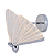 ARANDELA LED BORBOLETA 20X17 6W METAL CROMADO DCB03295 - Imagem 1