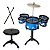 BATERIA INFANTIL MUSIC JAZZ DRUM FUT19508 - Imagem 1