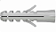 BUCHA DE EXPANSÃO BRANCA 6MM OI5558 OIVIDA - Imagem 1