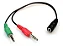 CABO ADAPTADOR P2 P/SAIDA DE AUDIO E SOM - Imagem 1