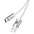 CABO NEOBRAIDED 30W USB P/ C CB-267C BRANCO - Imagem 1