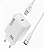 CARREGADOR AXION CHARGE 20W TIPO C P/ LIGHTNING CRG262-CI BRANCO - Imagem 1