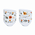 CUMBUCA CAPRI FLORAL 440ML FAIXA GRA-013 - Imagem 1