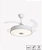 Plafon Ventilador de Teto Smart com LED Integrado 88224 - Imagem 1