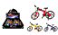 BIKE DE METAL TK-AB6890 - Imagem 1