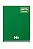 CADERNO BOCHURA VERDE 96F - Imagem 1