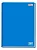 CADERNO COSTURADO 96 FOLHAS AZUL P 9-1210-5 - Imagem 1