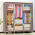 GUARDA ROUPAS COM CORTINA XC-GR-04 - Imagem 1