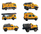 KIT 6 PÇS CONSTRUÇÃO MG3077 - Imagem 1