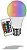 LAMPADA LED RGB LEY-1733 - Imagem 1