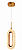 PENDENTE METAL  DOURADO ACRÍLICO 12×24CM 9W 900LM 3000K DCD02194 - Imagem 1