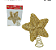 PONTA DE ARVORE 17,5X15X4,5CM ESTRELA GLITTER NS229731 - Imagem 1