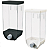 PORTA MANTIMENTOS DE PAREDE COM DISPENSER POT049 - Imagem 1