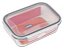 POTE DE VIDRO RETANGULAR C- TAMPA 370ML 007801 - Imagem 1