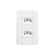 2 TOMADAS 10A ESP 4X2 BR 250V 1005 - Imagem 1