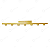 ARANDELA SETE FEIXEIS DOURADO 7X1W EBAR80197 - Imagem 1